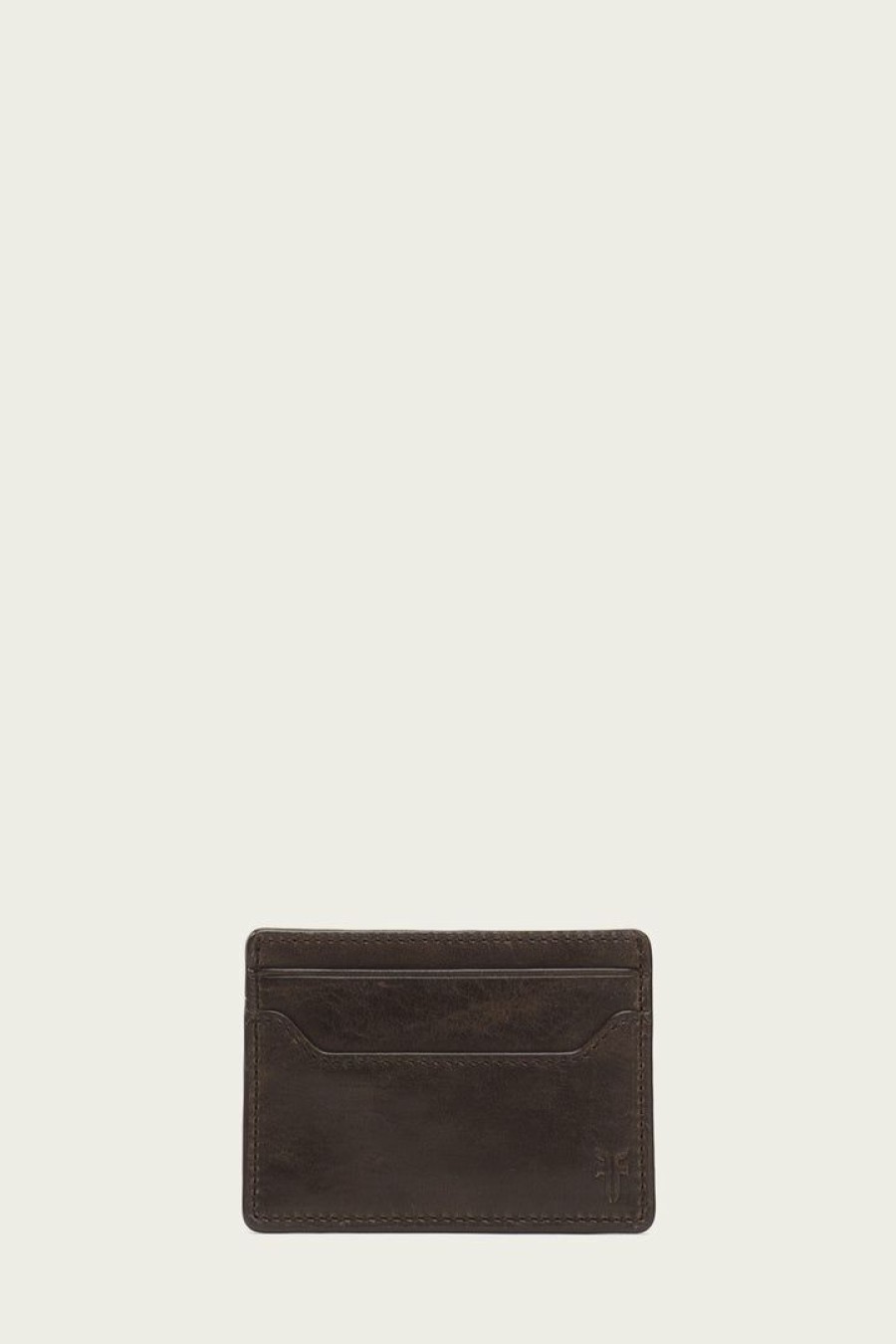 Men The Frye Company | The Frye Company Bags & Accessories Logan Money Clip Card Case Slate