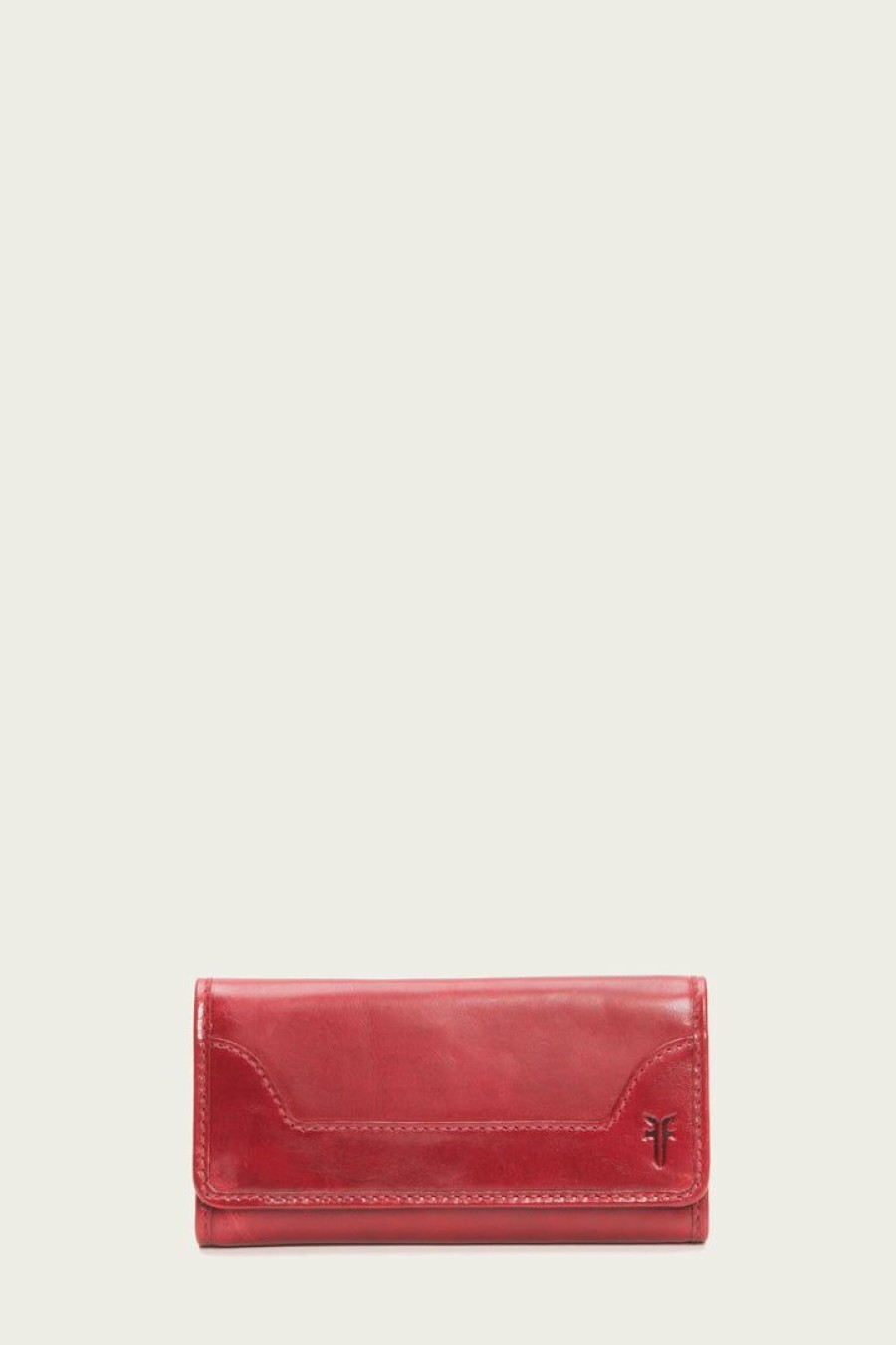 Women The Frye Company | The Frye Company Bags & Accessories Melissa Wallet Red