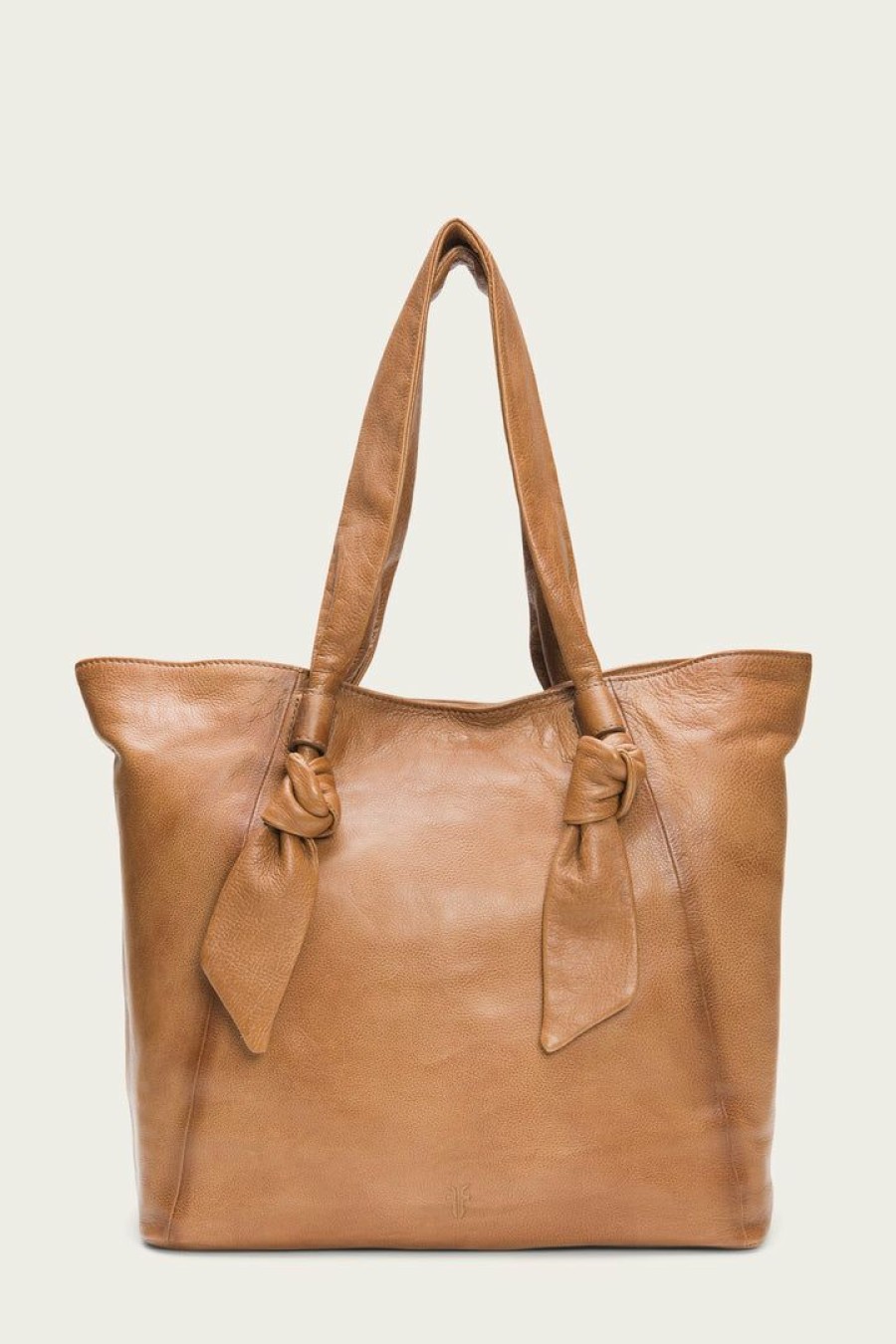 Women The Frye Company | The Frye Company Nora Knotted Tote Beige