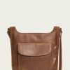 Women The Frye Company | The Frye Company Melissa Magazine Crossbody Bags & Accessories Cognac