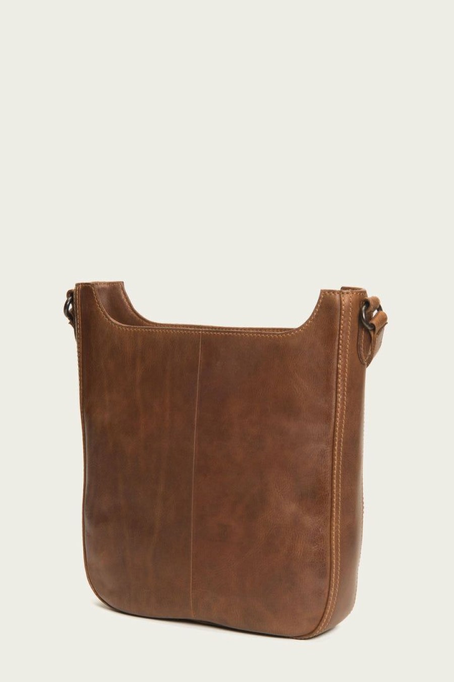 Women The Frye Company | The Frye Company Melissa Magazine Crossbody Bags & Accessories Cognac