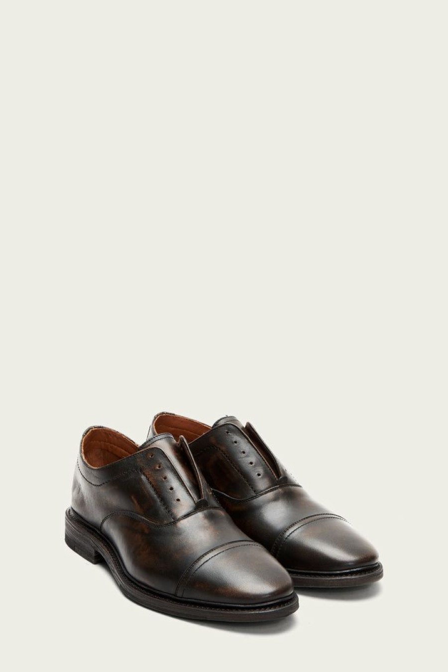 Men The Frye Company | The Frye Company Paul Bal Oxford Black