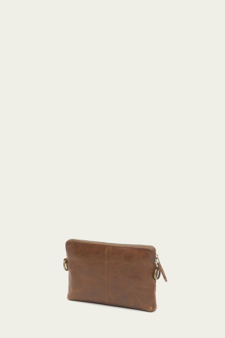 Women The Frye Company | The Frye Company Melissa Basket Woven Crossbody Wristlet Bags & Accessories Cognac