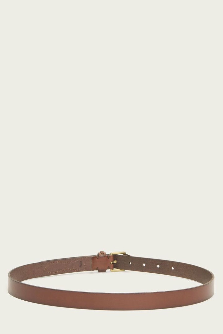 Women The Frye Company | The Frye Company Skinny Woven Keeper Belt Bags & Accessories Brown