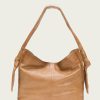 Women The Frye Company | The Frye Company Bags & Accessories Nora Knotted Hobo Beige