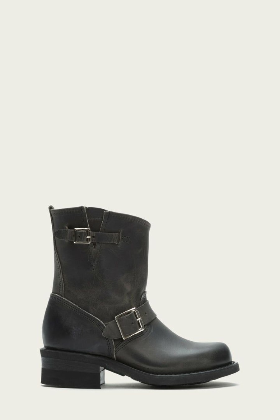 Women The Frye Company | The Frye Company Engineer 8R Charcoal