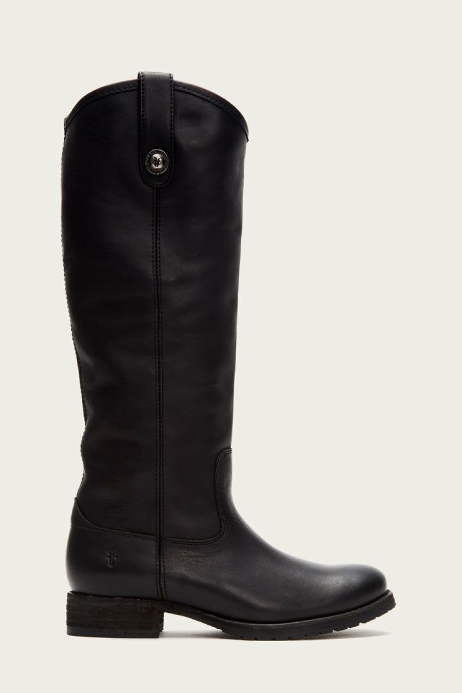 Women The Frye Company | The Frye Company Shoes Melissa Button Lug Tall Black