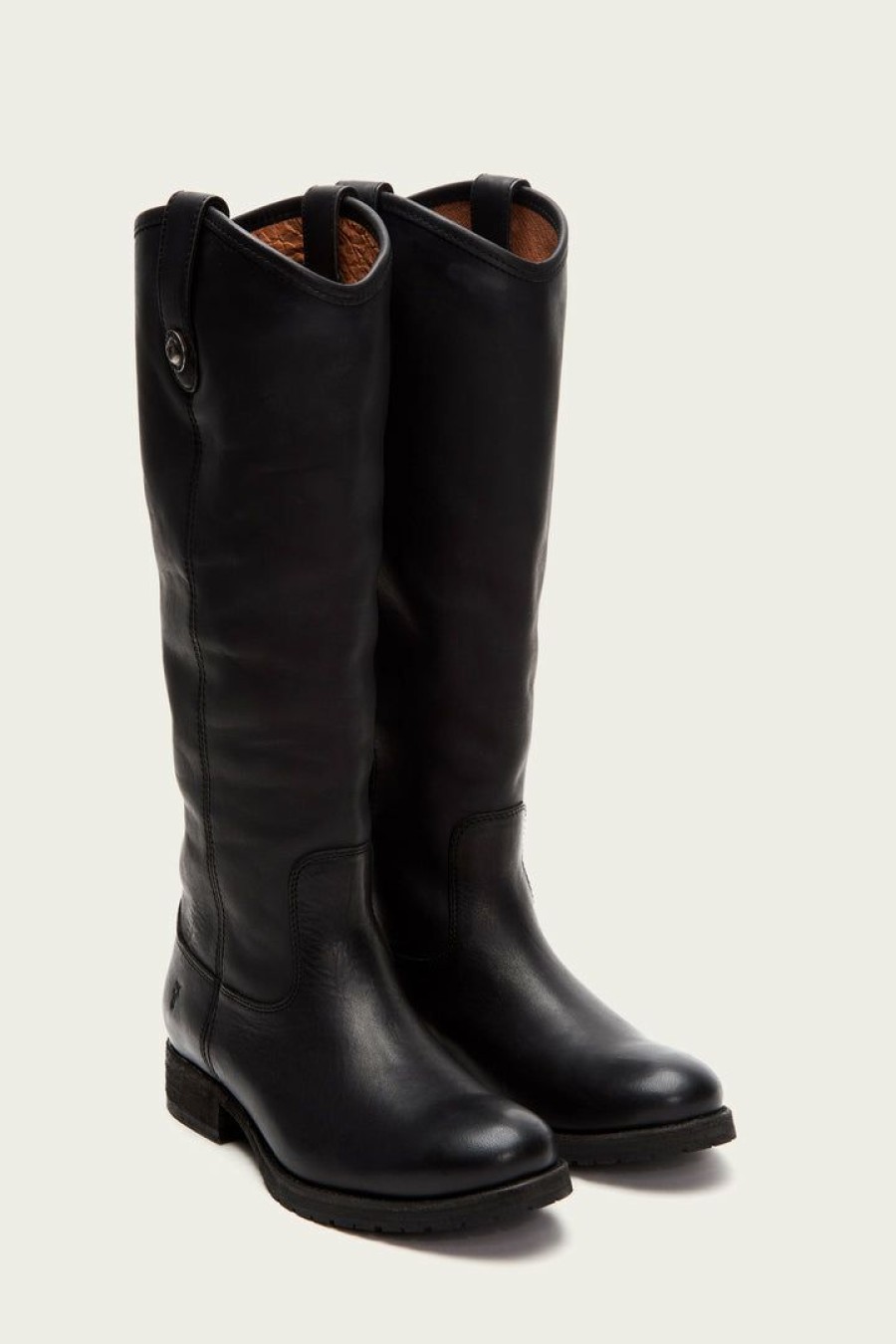 Women The Frye Company | The Frye Company Shoes Melissa Button Lug Tall Black