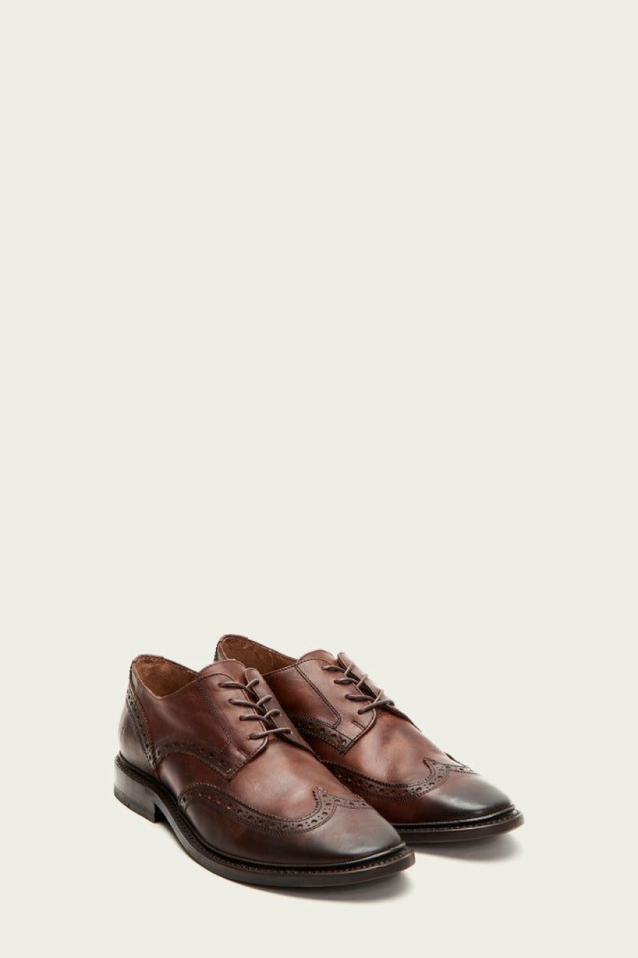 Men The Frye Company | The Frye Company Shoes Paul Wingtip Cognac