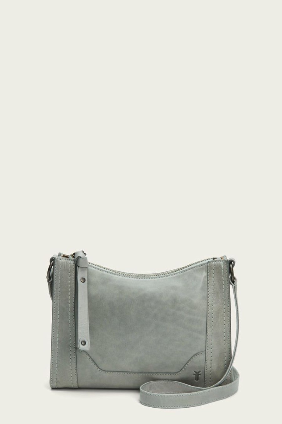 Women The Frye Company | The Frye Company Melissa Zip Crossbody Ash