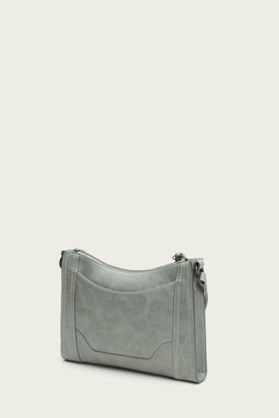 Women The Frye Company | The Frye Company Melissa Zip Crossbody Ash