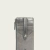 Women The Frye Company | The Frye Company Melissa Snap Card Wallet Carbon