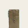 Women The Frye Company | The Frye Company Melissa Snap Card Wallet Bags & Accessories Khaki