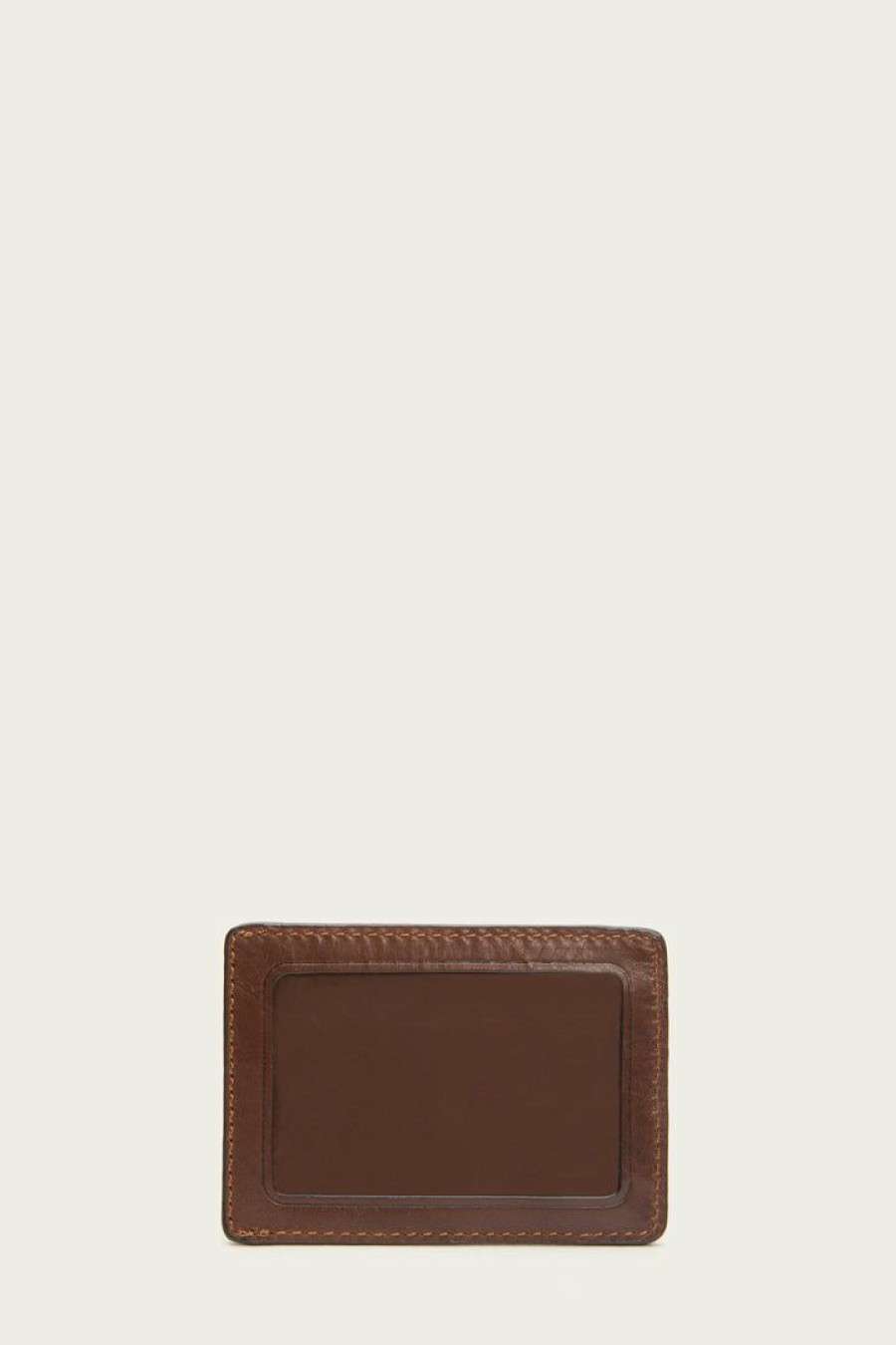 Men The Frye Company | The Frye Company Oliver Id Card Case Bags & Accessories Cognac