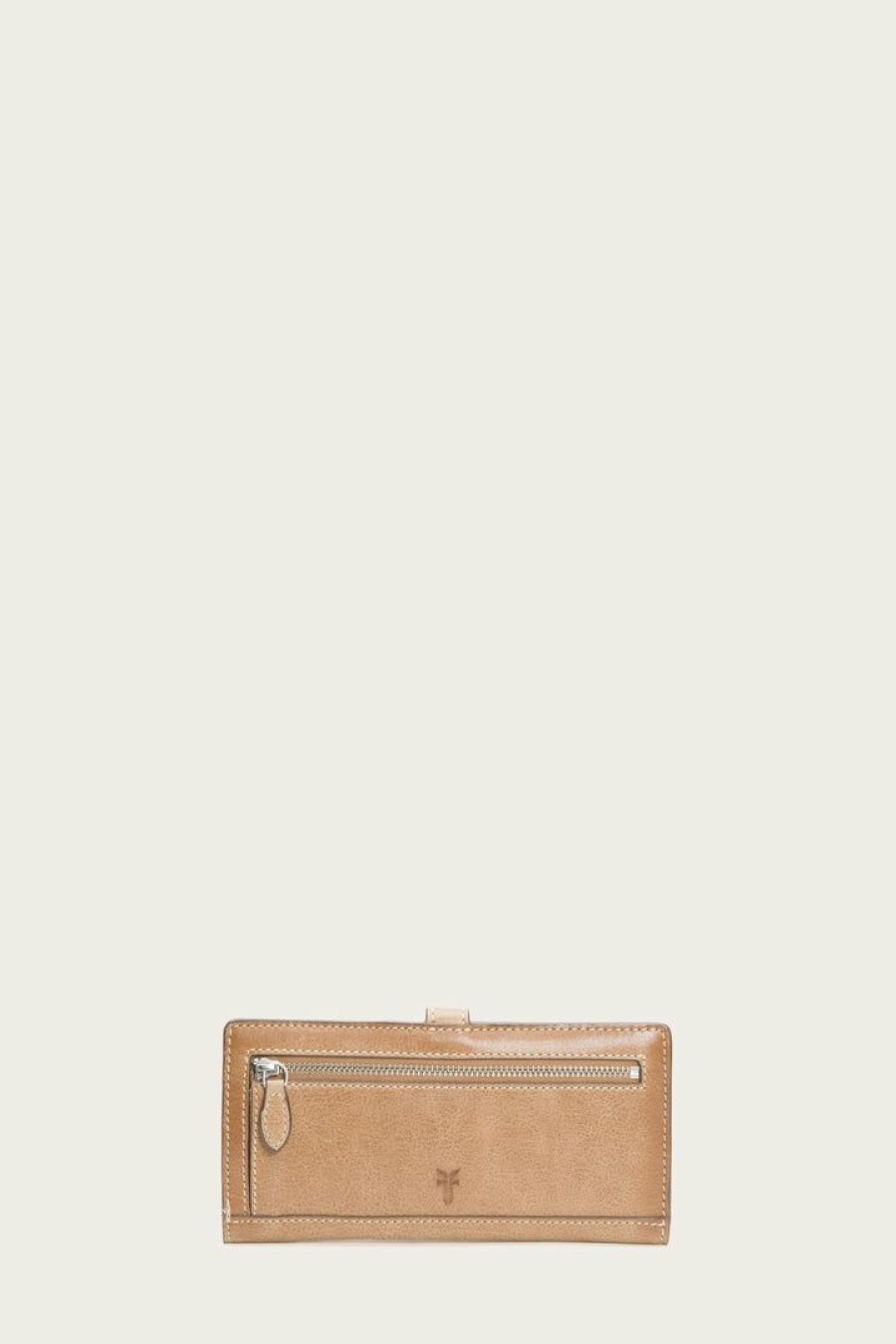 Women The Frye Company | The Frye Company Bags & Accessories Reed Slim Wallet Tan