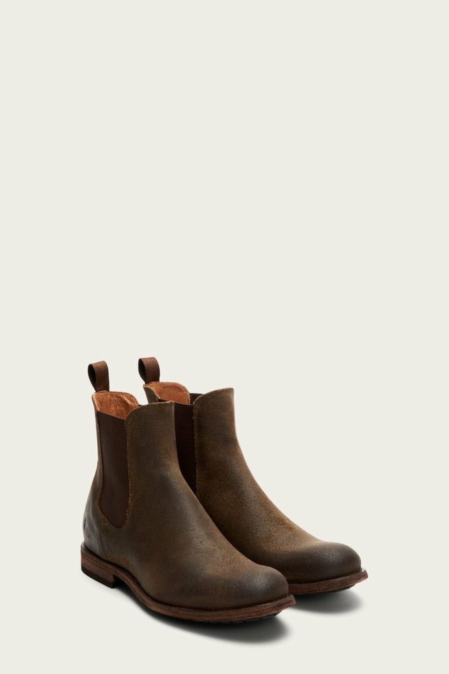 Men The Frye Company | The Frye Company Tyler Chelsea Khaki