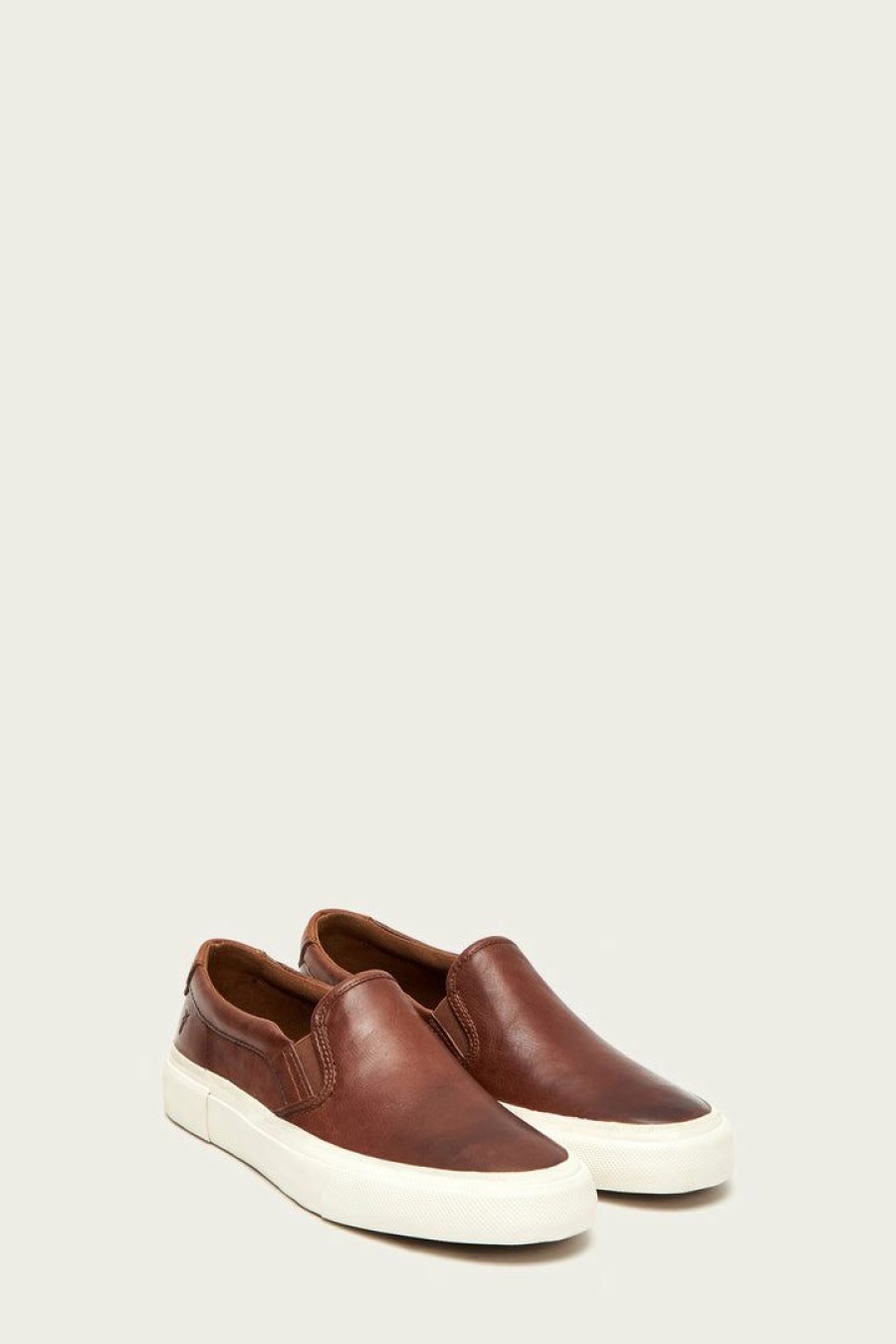 Men The Frye Company | The Frye Company Ludlow Slip On Shoes Cognac