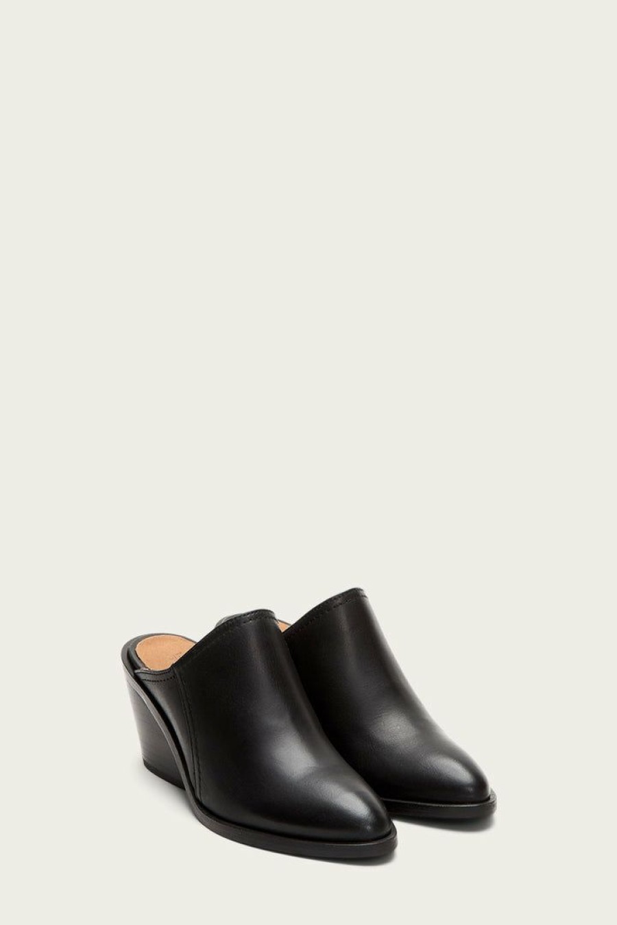 Women The Frye Company | The Frye Company Serena Mule Shoes Black