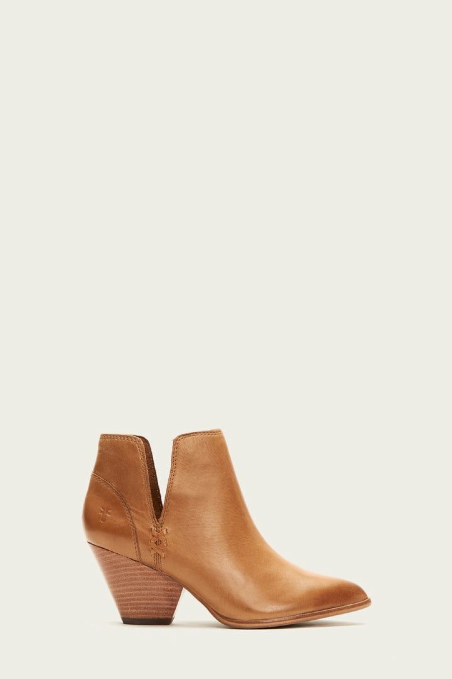 Women The Frye Company | The Frye Company Reina Cut Out Bootie Tan