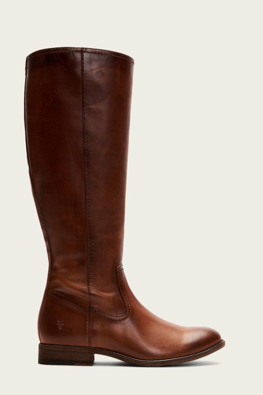 Women The Frye Company | The Frye Company Shoes Melissa Inside Zip Tall Caramel