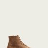 Men The Frye Company | The Frye Company Chris Lace Up Zip Dark Ash