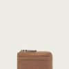 Women The Frye Company | The Frye Company Melissa Zip Card Case Bags & Accessories Cognac