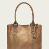 Women The Frye Company | The Frye Company Bags & Accessories Melissa Tote Beige