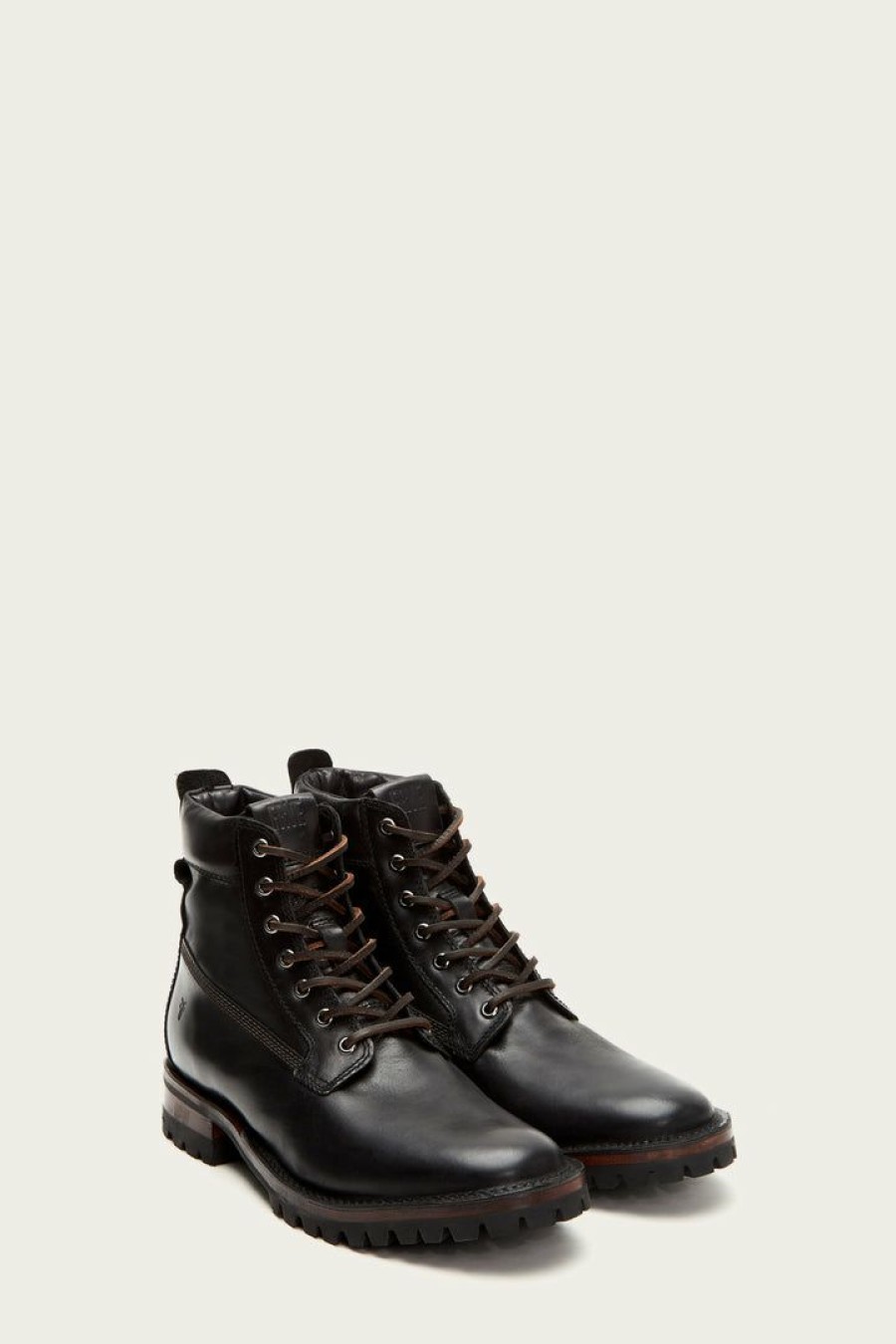 Men The Frye Company | The Frye Company Shoes Union Workboot Black