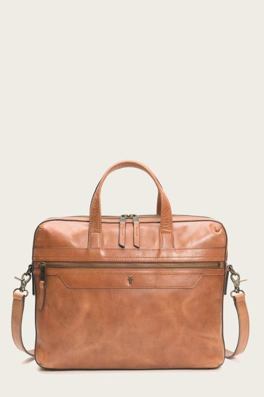 Men The Frye Company | The Frye Company Holden Slim Brief Bags & Accessories WhisClearance