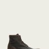 Men The Frye Company | The Frye Company Tyler Lace Up Shoes Black