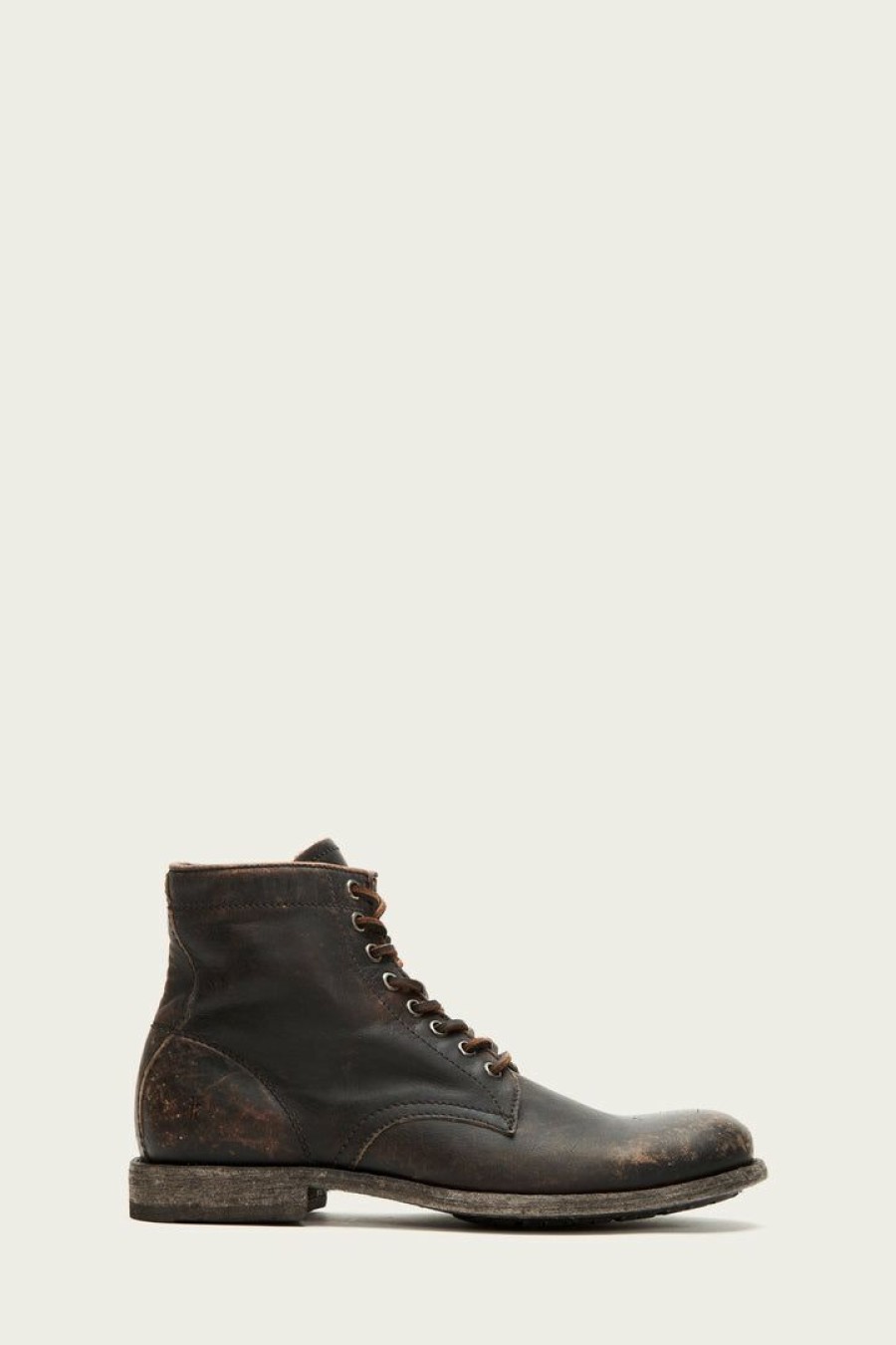 Men The Frye Company | The Frye Company Tyler Lace Up Shoes Black