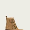 Women The Frye Company | The Frye Company Shoes Sabrina Double Buckle Wood