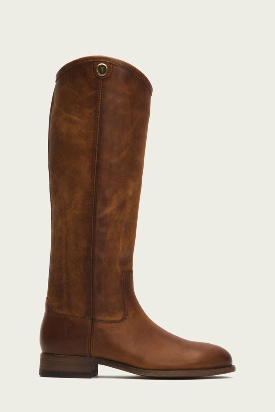 Women The Frye Company | The Frye Company Melissa Button 2 Cognac