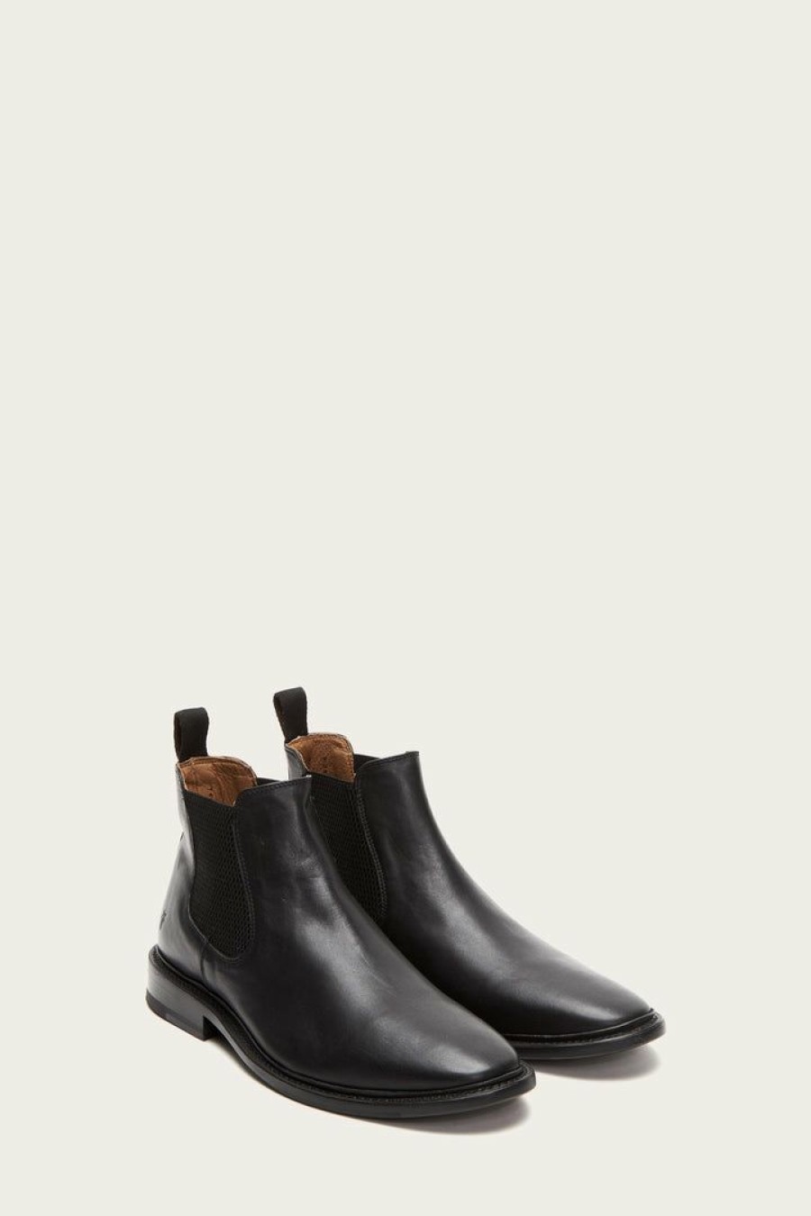 Men The Frye Company | The Frye Company Paul Chelsea Shoes Black