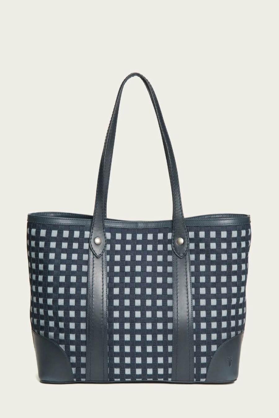 Women The Frye Company | The Frye Company Melissa Denim Shopper Navy