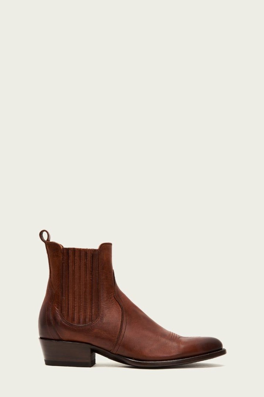 Men The Frye Company | The Frye Company Grady Chelsea Shoes Cognac