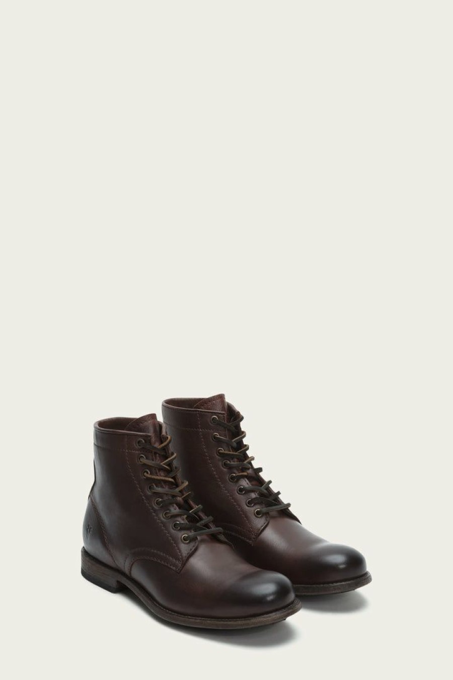 Men The Frye Company | The Frye Company Shoes Tyler Lace Up Dark Brown