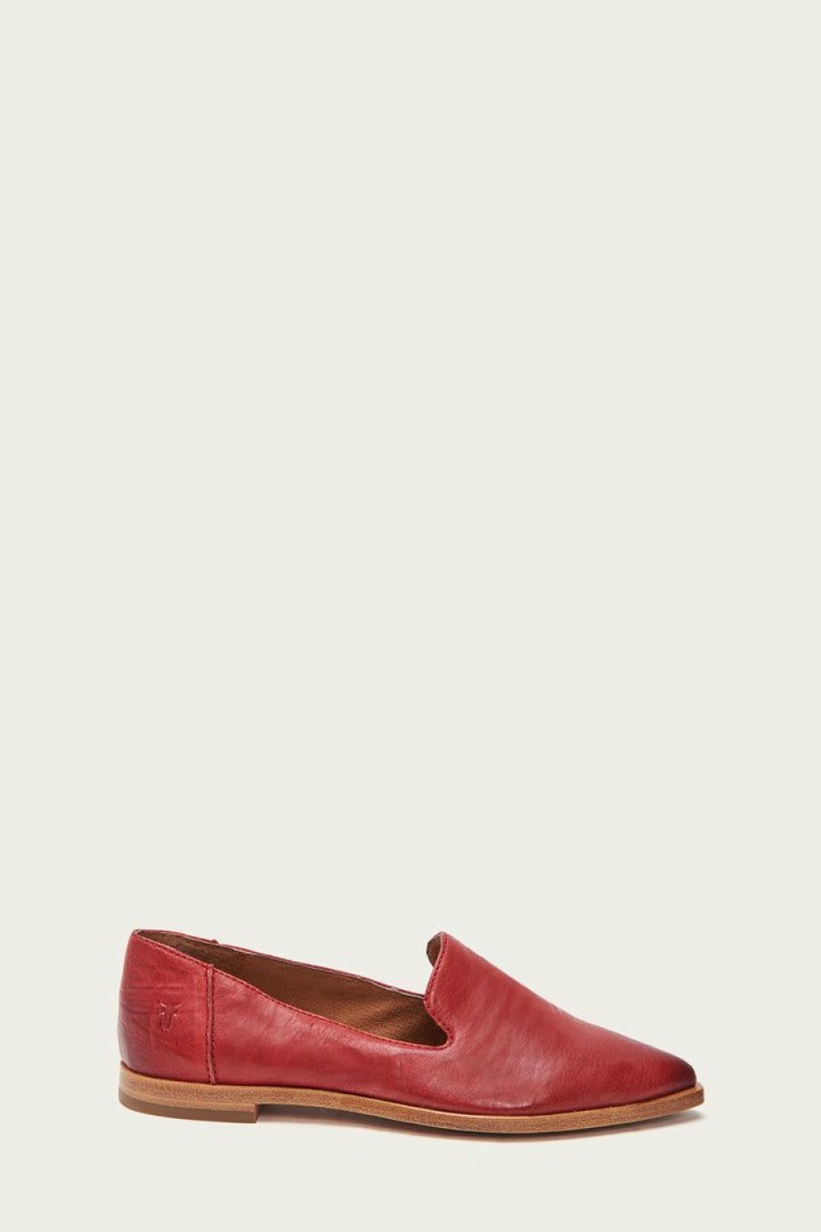 Women The Frye Company | The Frye Company Kenzie Venetian Shoes Red