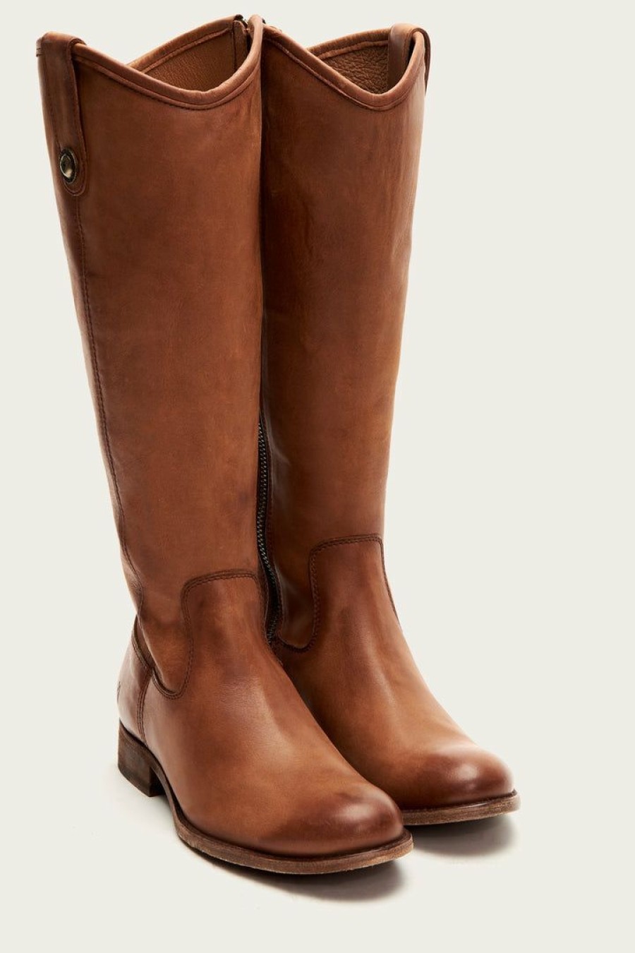 Women The Frye Company | The Frye Company Melissa Inside Zip Shoes Cognac