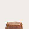 Men The Frye Company | The Frye Company Bags & Accessories Logan Travel Case Cognac