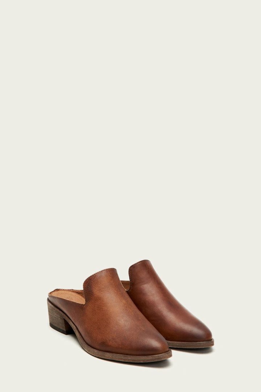 Women The Frye Company | The Frye Company Shoes Ray Mule Cognac