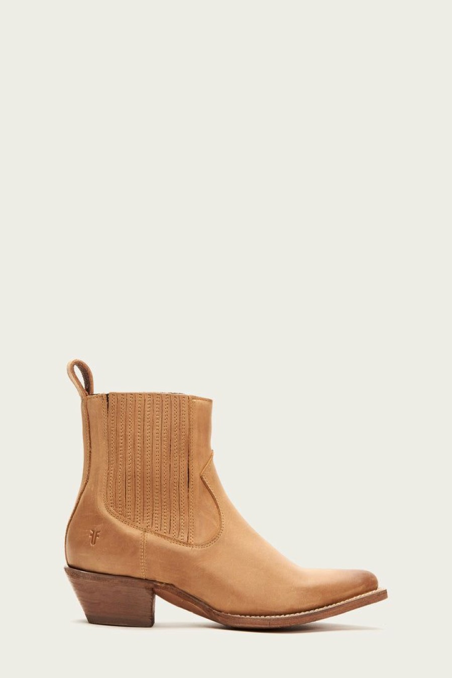 Women The Frye Company | The Frye Company Sacha Chelsea Shoes Tan