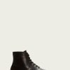 Men The Frye Company | The Frye Company Chris Lace Up Zip Shoes Bronze