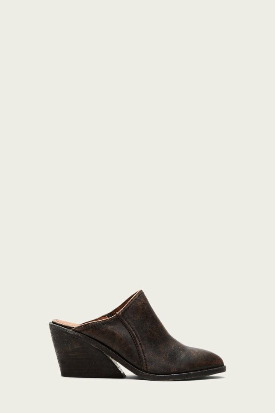 Women The Frye Company | The Frye Company Serena Mule Shoes Black