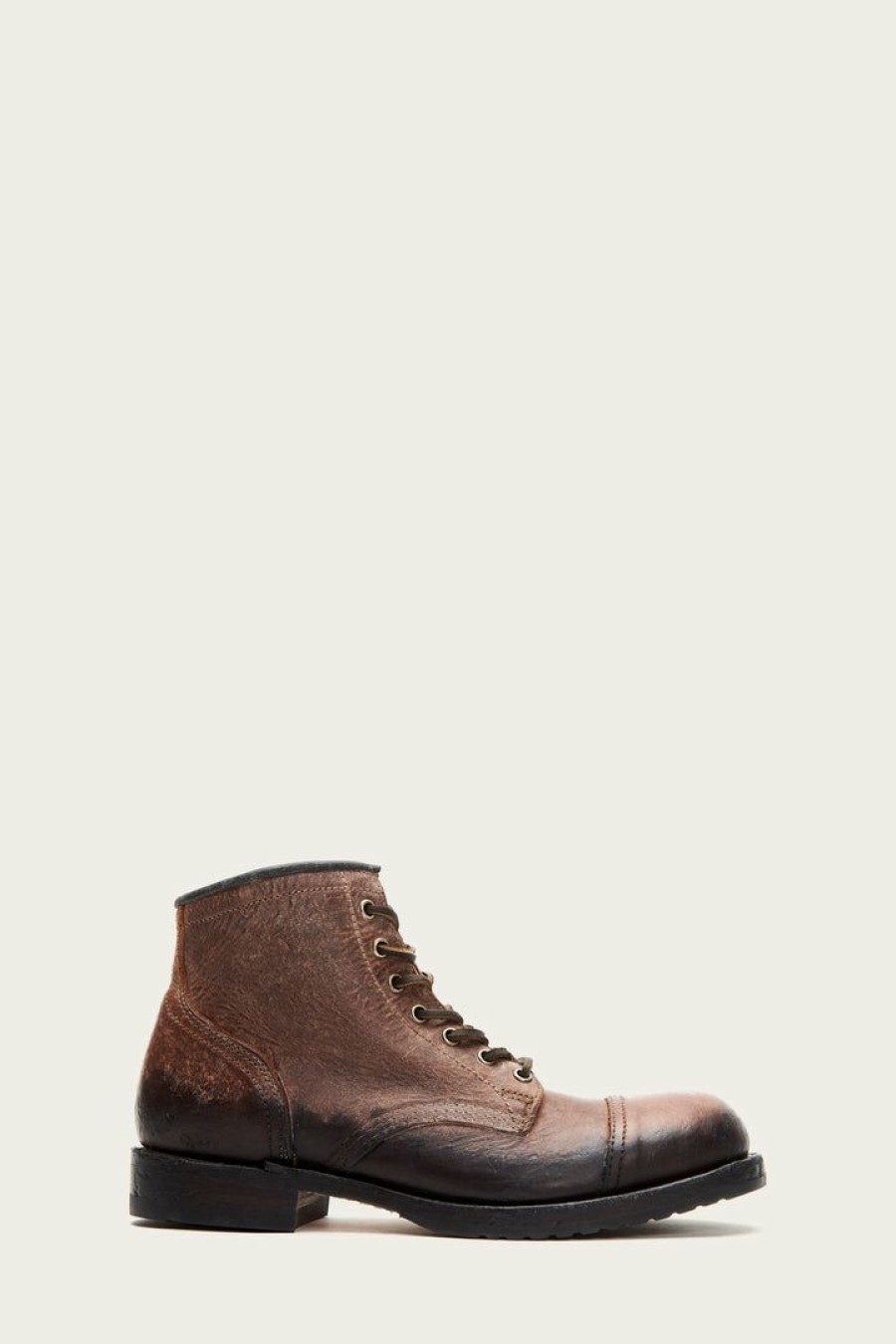 Men The Frye Company | The Frye Company Logan Cap Toe Brown