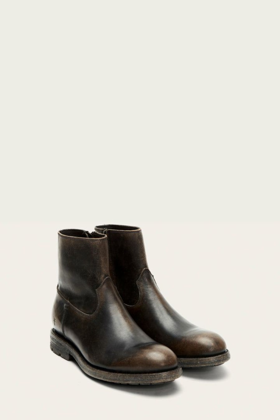 Men The Frye Company | The Frye Company Shoes Bowery Inside Zip Black