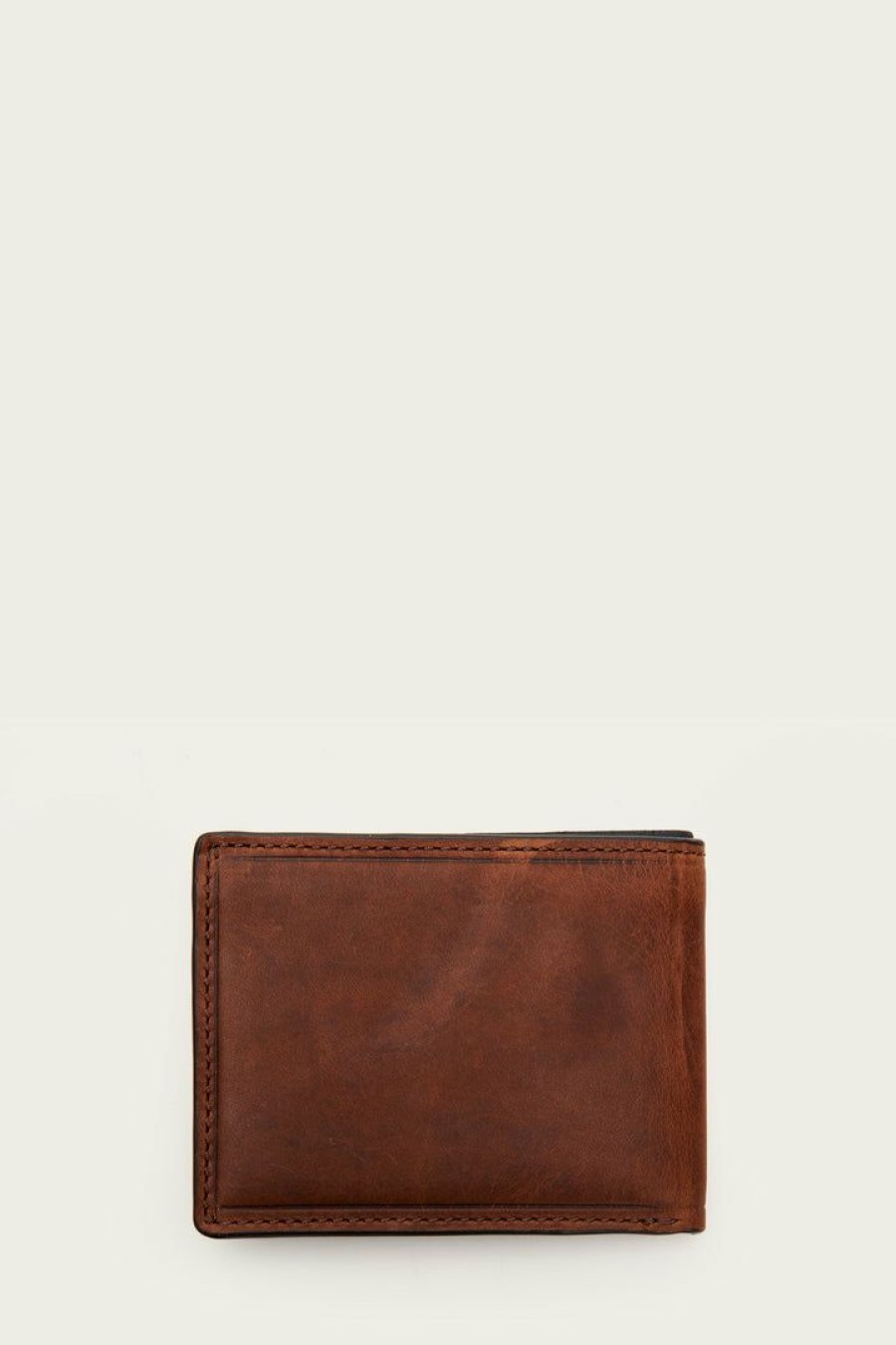 Men The Frye Company | The Frye Company Logan Slim Id Billfold Cognac