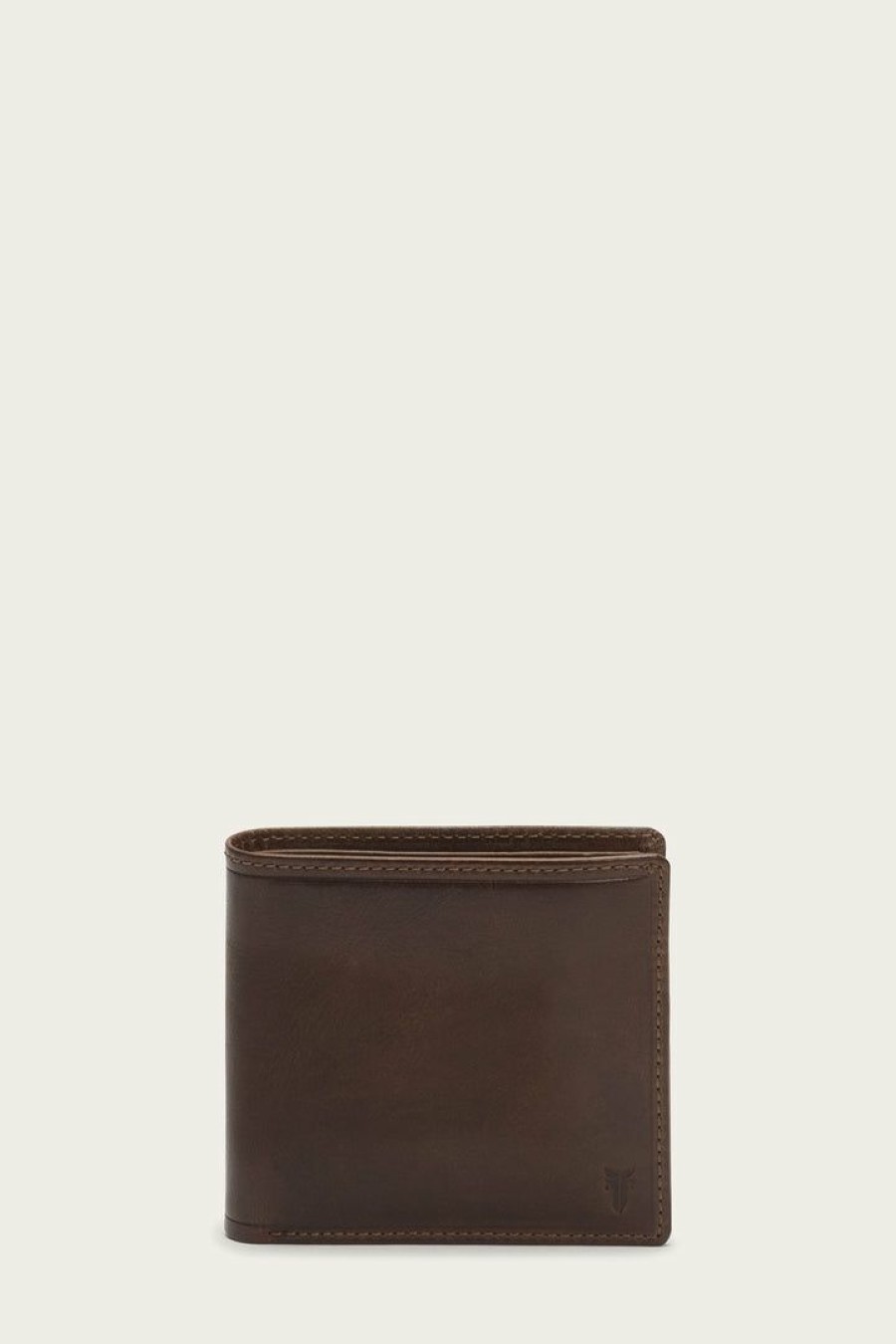 Men The Frye Company | The Frye Company Logan Billfold Dark Brown