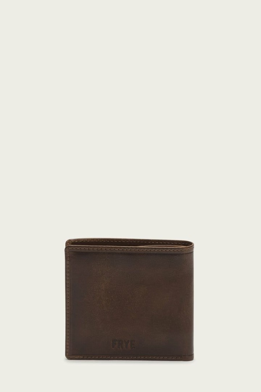 Men The Frye Company | The Frye Company Logan Billfold Dark Brown