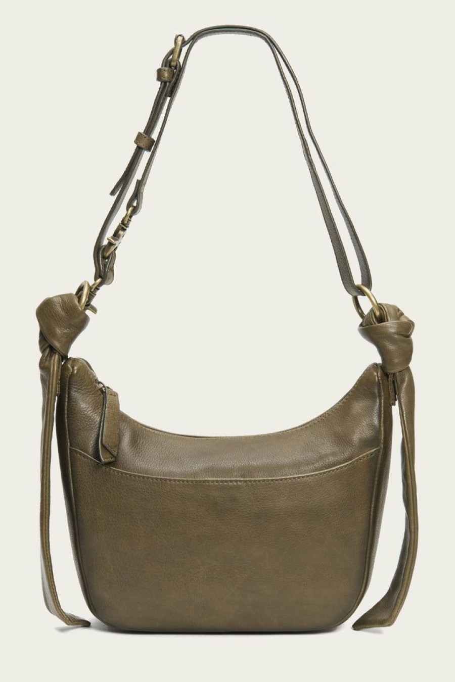 Women The Frye Company | The Frye Company Bags & Accessories Nora Knotted Crossbody Khaki